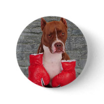 Pitbull Boxer Pinback Buttons
