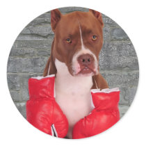 Pitbull Boxer Sticker