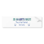 PitBull Bumper Sticker