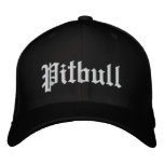 pitbull cap exclusive embroidered baseball cap