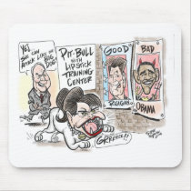 Pitbull Cartoon Mousepads