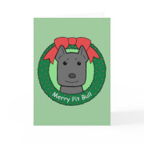 Pitbull Christmas cards by dogcartoons Pitbull Christmas cards