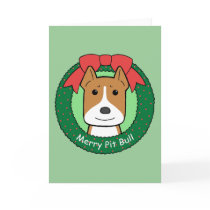 Pitbull Christmas cards