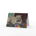 Pitbull Christmas Cards Violet