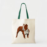 Pitbull color tote bag