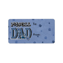 Pitbull DAD Custom Address Label
