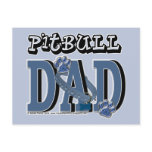 Pitbull DAD Postcards