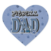 Pitbull DAD Stickers