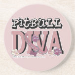 Pitbull DIVA Beverage Coaster