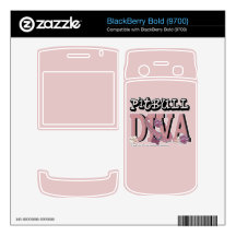 Pitbull DIVA BlackBerry Decal