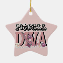 PitBull DIVA Christmas Tree Ornament