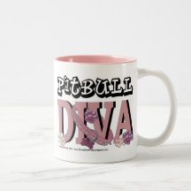 Pitbull DIVA Coffee Mugs