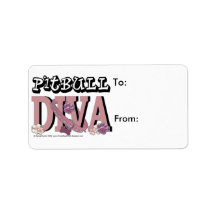 Pitbull DIVA Custom Address Label