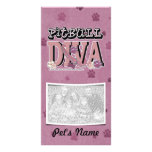 Pitbull DIVA Customized Photo Card