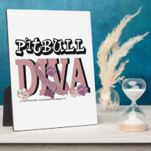 Pitbull DIVA Photo Plaques