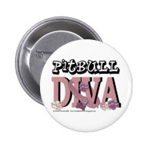 Pitbull DIVA Pinback Buttons