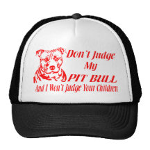 PITBULL DON'T JUDGE TRUCKER HAT