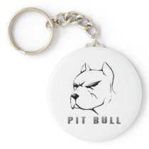 Pitbull draw key chain