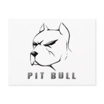 Pitbull draw postcards