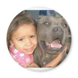 Pitbull Hug Magnet