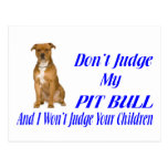 PITBULL JUDGEMENT POST CARDS