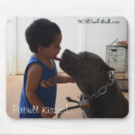 Pitbull Kiss Mouse Pad