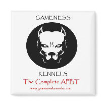 Pitbull logo GAMENESS Magnet