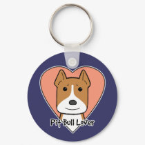 Pitbull Lover keychains