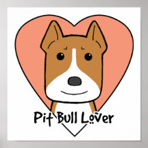 Pitbull Lover Print
