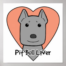 Pitbull Lover Print
