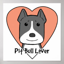 Pitbull Lover Print