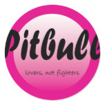 pitbull lovers stickers