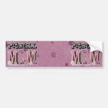 Pitbull MOM Bumper Stickers