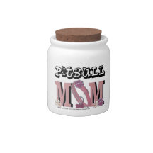 Pitbull MOM Candy Jar