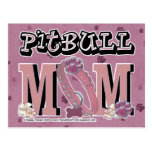Pitbull MOM Postcard