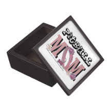 Pitbull MOM Premium Keepsake Boxes