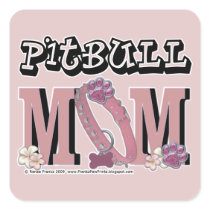 Pitbull MOM Stickers