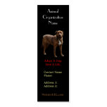 Pitbull Photo Dog Rescue Business Card