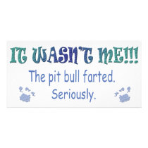 PitBull Customized Photo Card