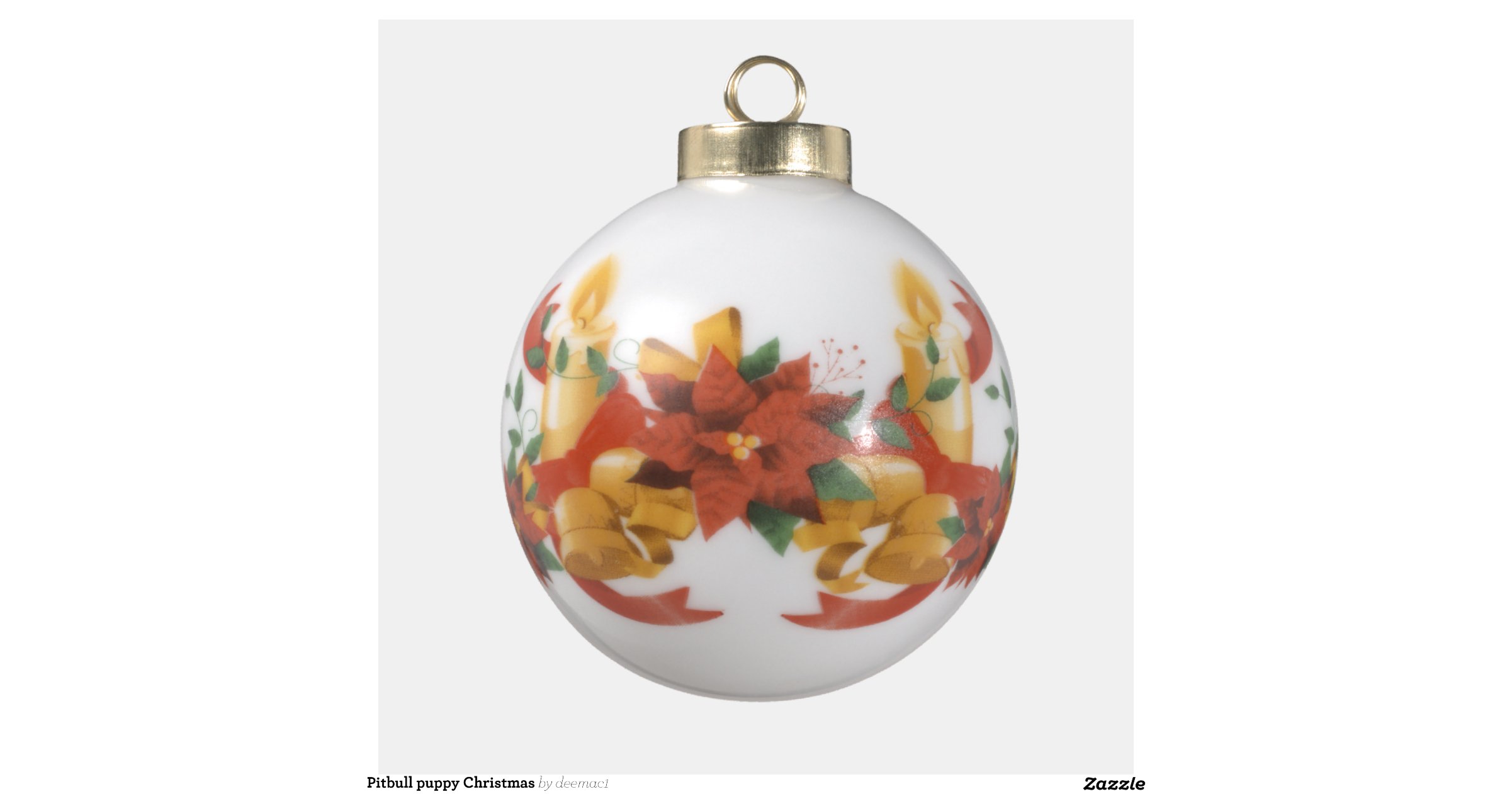 pitbull puppy christmas ceramic ball christmas ornament pitbull puppy christmas ceramic ball christmas ornament