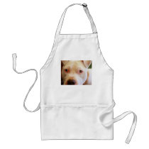 Pitbull Puppy Dog Eyes Art Photography aprons