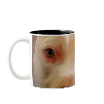 Pitbull Puppy Dog Eyes Art Photography Mugs