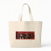 Pitbull puppy heaven tote bag