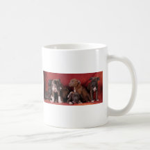 Pitbull puppy heaven coffee mug