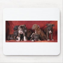 Pitbull puppy heaven mouse mat