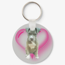 Pitbull puppy keychain by ritmoboxer Pitbull puppy keychain