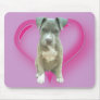Pitbull puppy mousepad