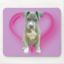 Pitbull puppy mousepad by ritmoboxer Pitbull puppy mousepad