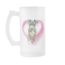 Pitbull puppy tall mug