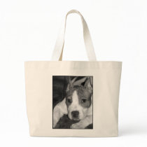 pitbull puppy tote bag by ritmoboxer pitbull puppy tote bag